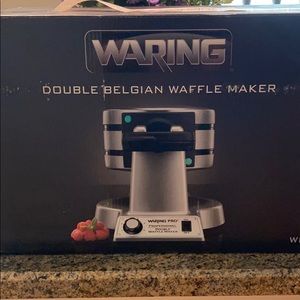 Waring Double Belgian Waffle Maker..